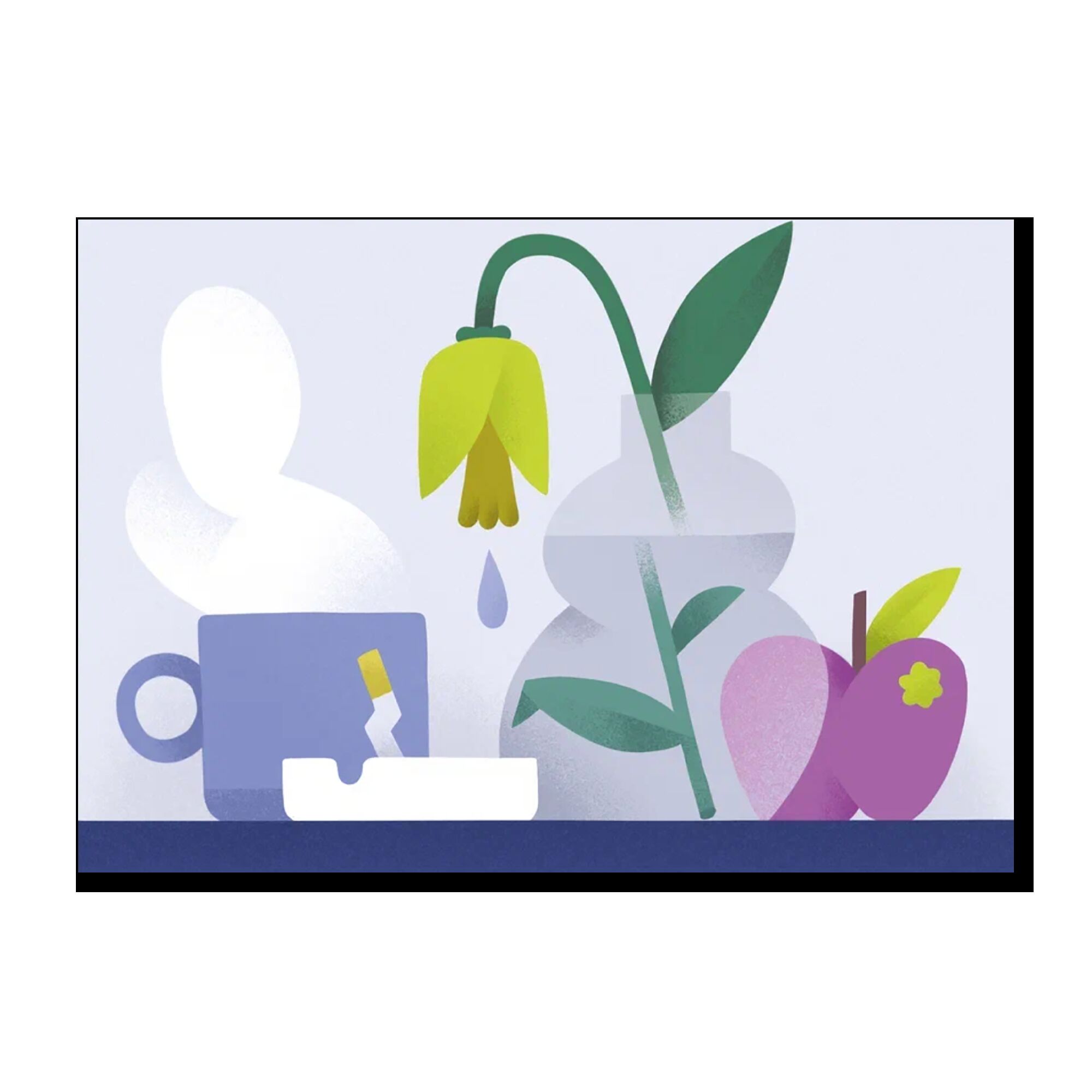 Открытка Завтрак. Варя Жданова