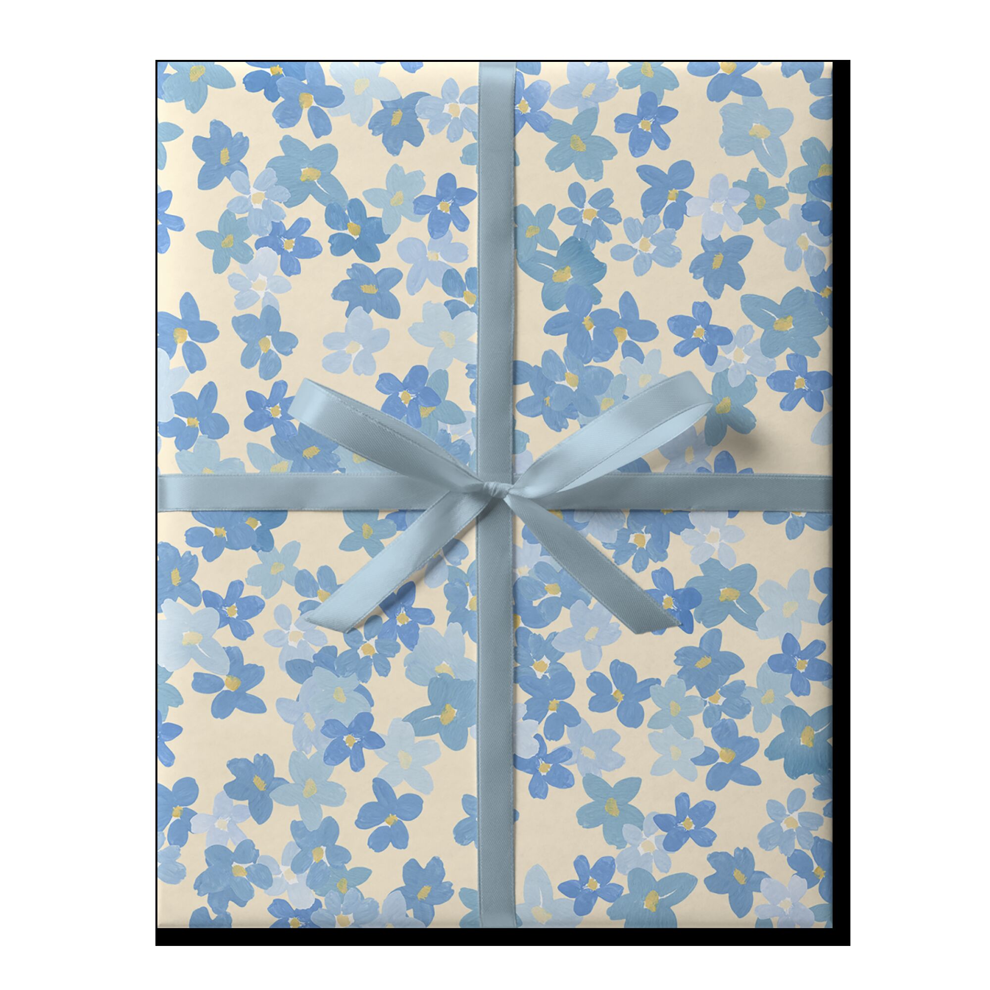 Упаковочная бумага "Незабудки"