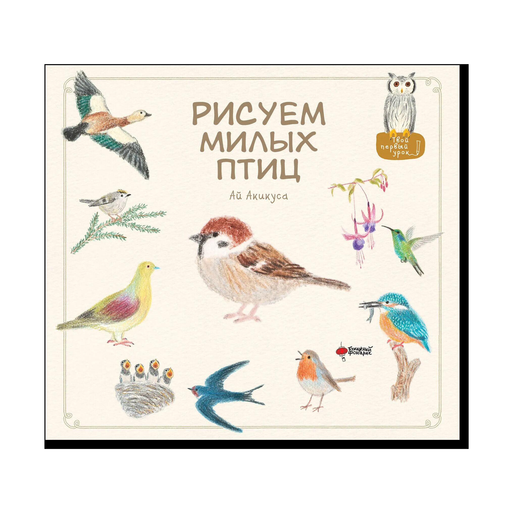 Рисуем милых птиц	