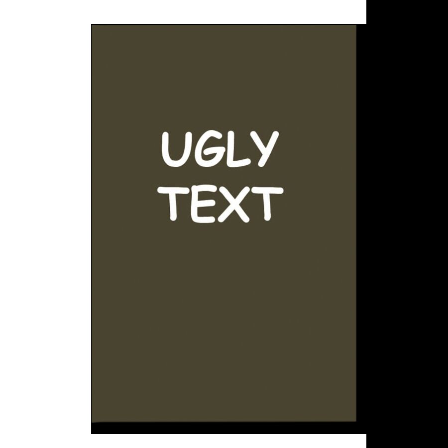 Ugly text / Агли Текст