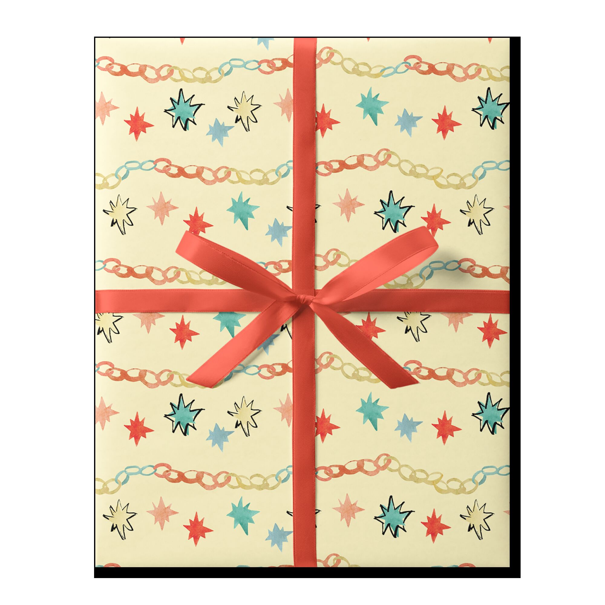 Упаковочная бумага Гирлянда