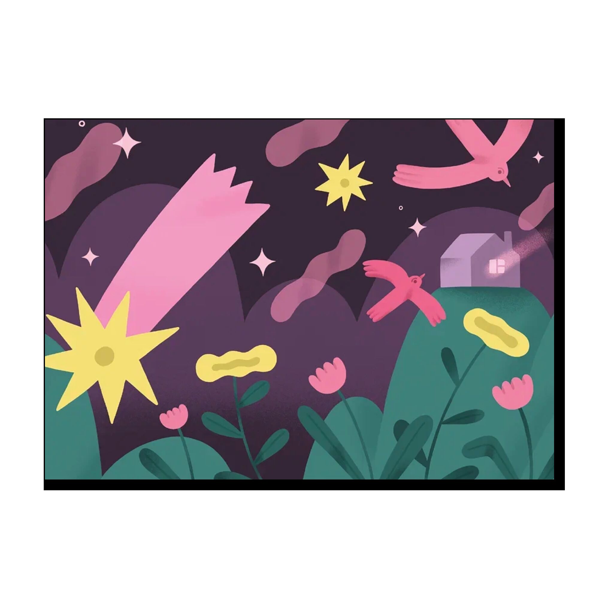 Открытка Звездопад. Варя Жданова