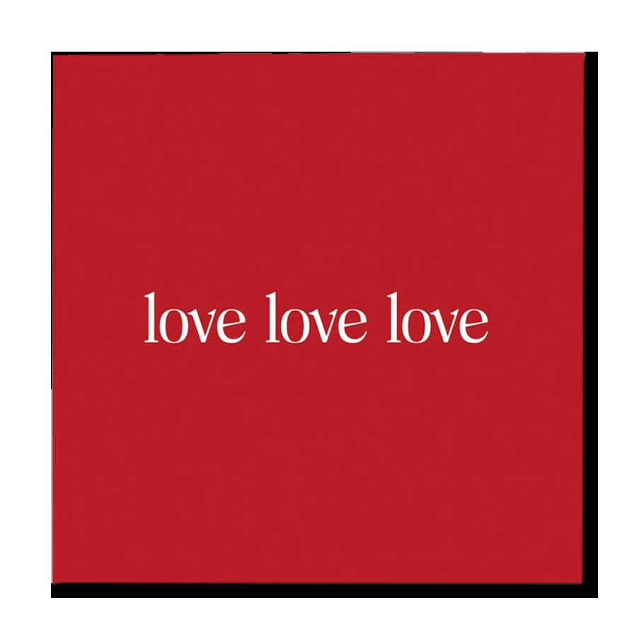 Мини-открытка Love Love Love