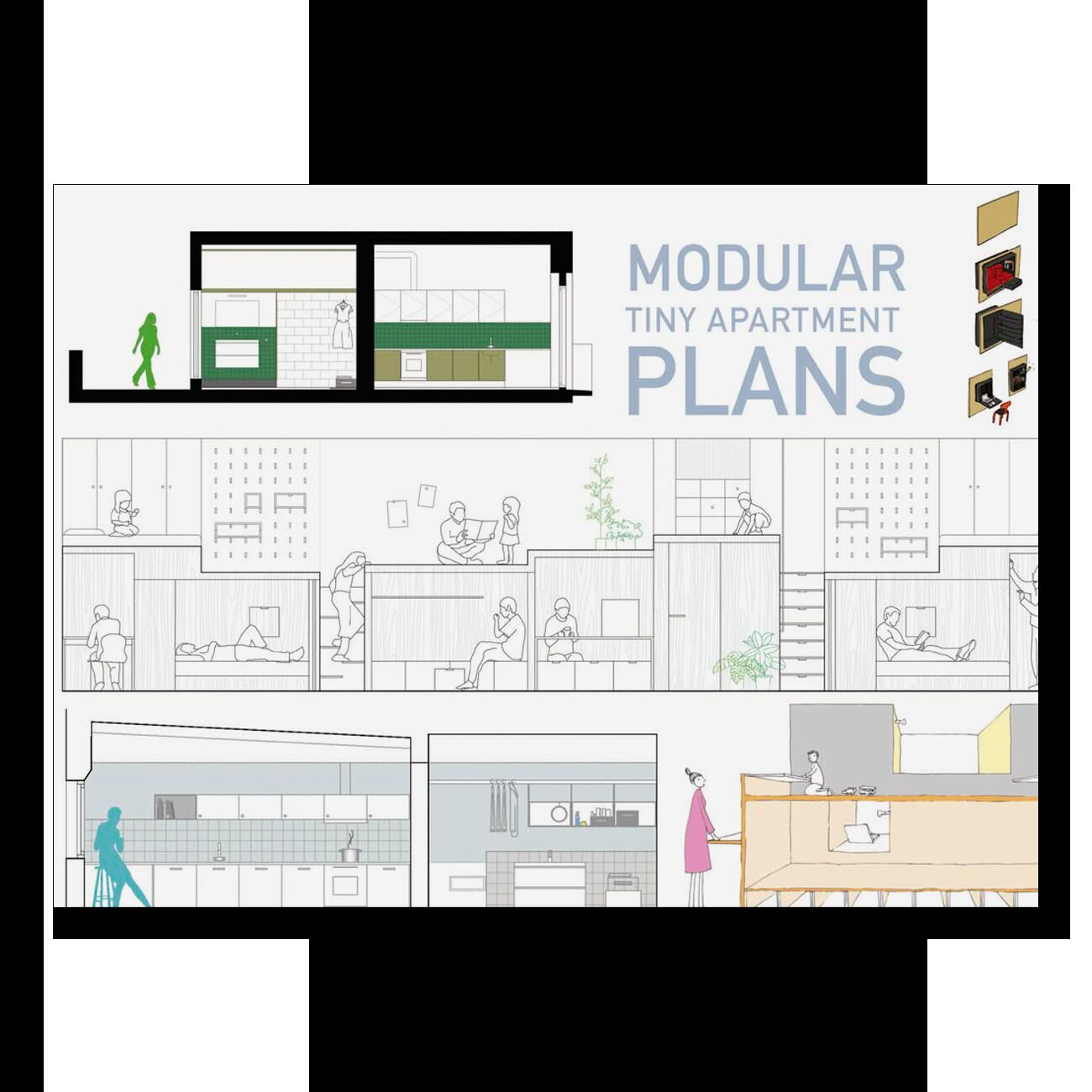 Modular Tiny Apartments Plans