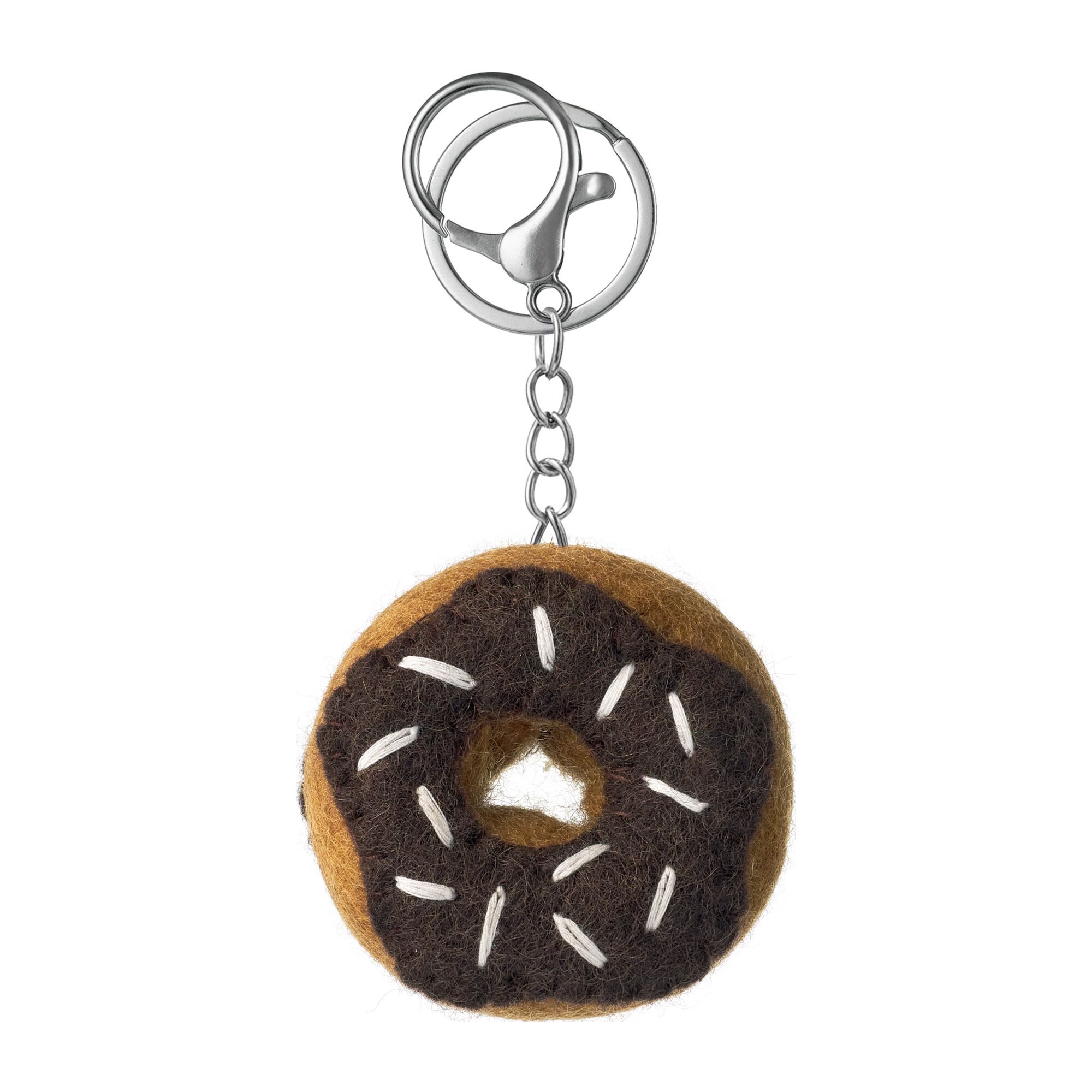 Брелок Шоколадный пончик