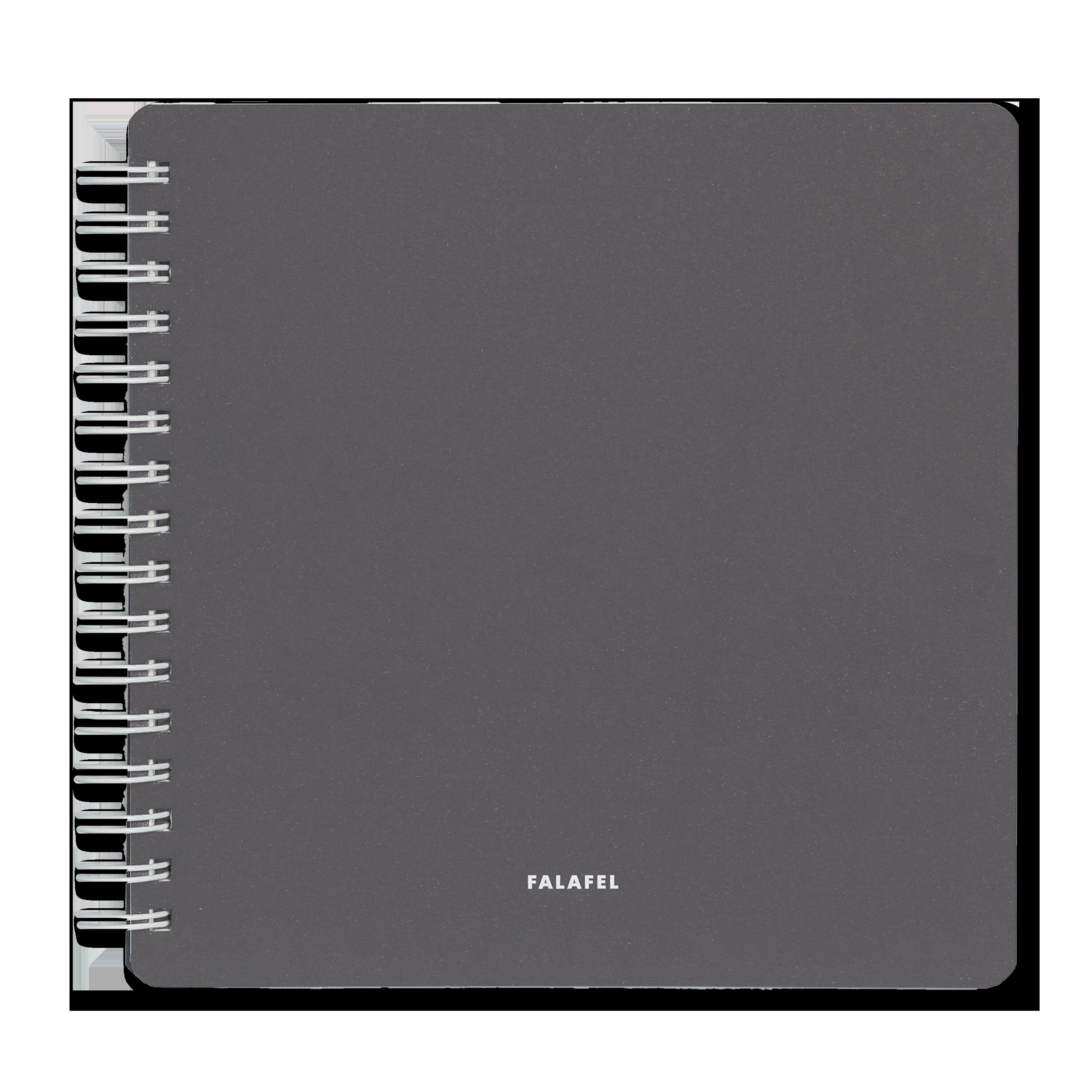 Блокнот на пружине Dot grid 150х150 Black