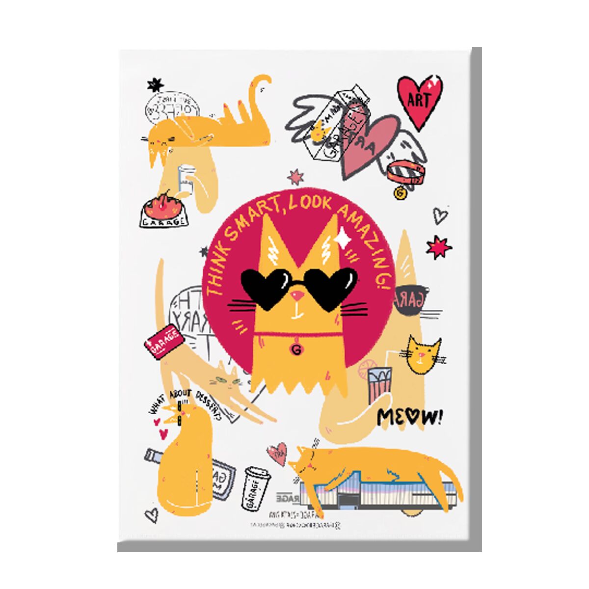 Garage Cat clear folder