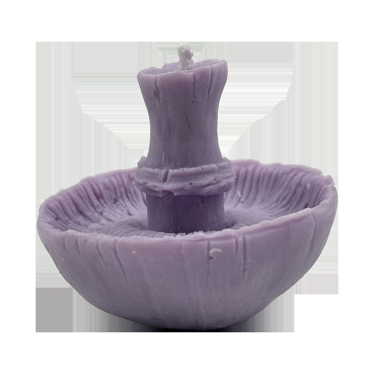 Свеча "Шампиньон" лилового цвета